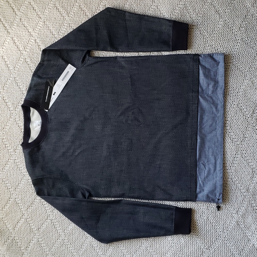Uniform Experiment men's crewneck size 4/XL, gray NWT, made in Japan